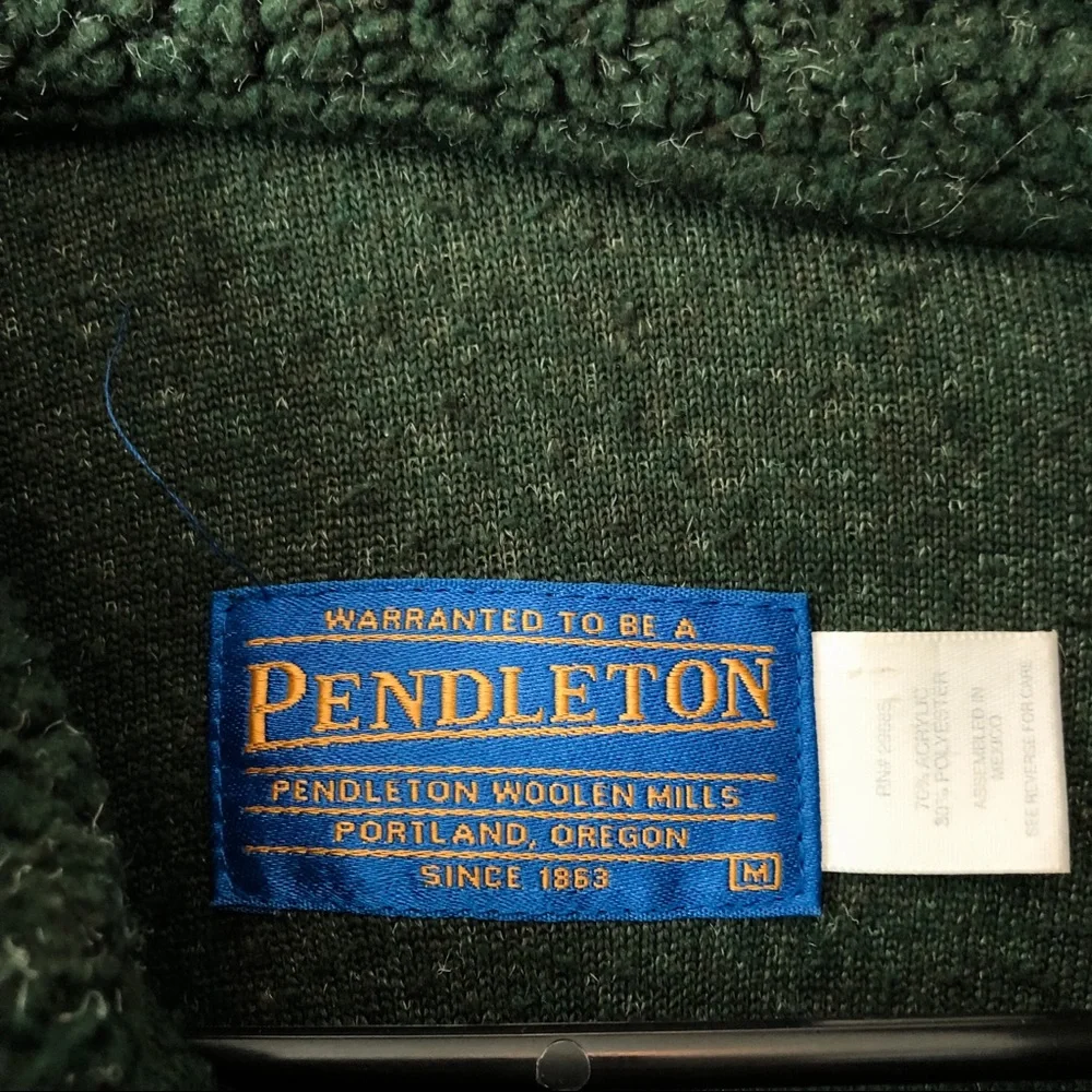 Vintage Pendleton Fleece Pullover - Picture 2 of 4